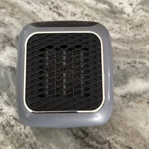 Compact Black and Gray Portable Heater
